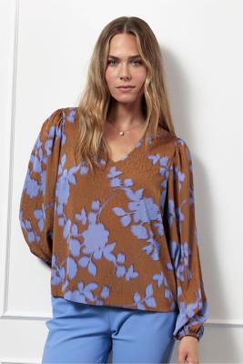 Studio Anneloes Kylie Blurry Top 13257 T-shirt Lange Mouw 9997 Multi Color