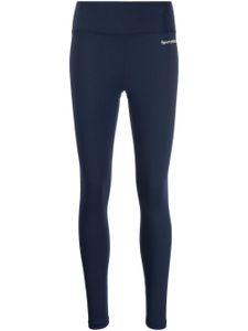 Sporty & Rich legging à logo imprimé - Bleu