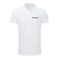 Polo voor heren bedrukken - Wit - L