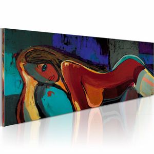 Handgeschilderd schilderij - Seduce  120x60cm