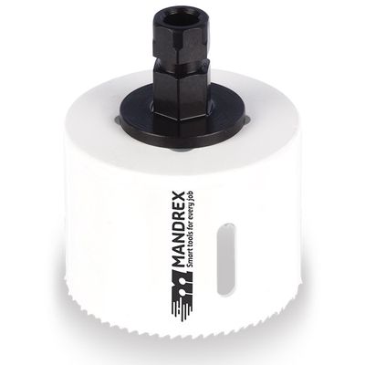 Gatzaag 30mm M42 38mm diep Mandrex Bi-metaal FineXcut met Quick Adapter