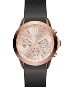Horlogeband Michael Kors MK2557 Silicoon Zwart 20mm