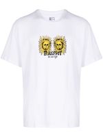 RASSVET t-shirt en coton à imprimé graphique - Blanc