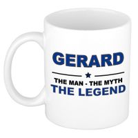 Gerard The man, The myth the legend cadeau koffie mok / thee beker 300 ml - thumbnail