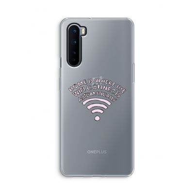 Home Is Where The Wifi Is: OnePlus Nord Transparant Hoesje