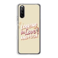 Pizza is the answer: Sony Xperia 10 III Transparant Hoesje
