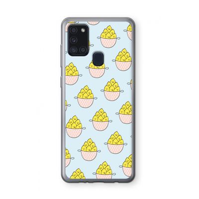 Citroenen: Samsung Galaxy A21s Transparant Hoesje