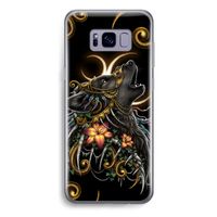 Huilende Wolf: Samsung Galaxy S8 Plus Transparant Hoesje