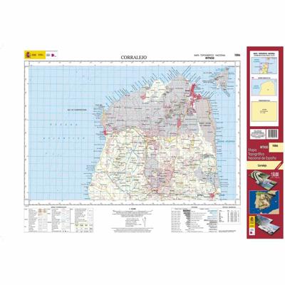 Topografische kaart 1086 MT50 Corralejo (Fuerteventura) | CNIG - Instituto Geográfico Nacional1