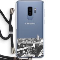 Marrakech Skyline : Samsung Galaxy S9 Plus Transparant Hoesje met koord