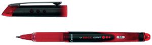 Rollerpen PILOT V-Ball grip VB10 rood 0.6mm