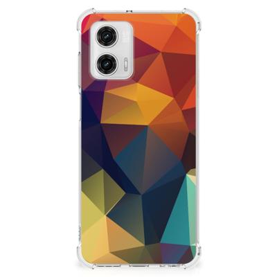 Motorola Moto G73 Shockproof Case Polygon Color