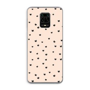 Kleine kattenkopjes: Xiaomi Redmi Note 9 Pro Transparant Hoesje