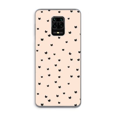 Kleine kattenkopjes: Xiaomi Redmi Note 9 Pro Transparant Hoesje