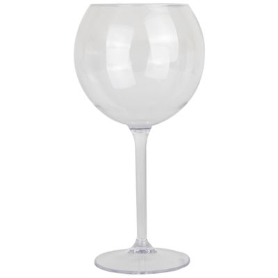 Gin tonic glazen/cocktailglazen - set 4x - transparant - onbreekbaar kunststof - 650 ml