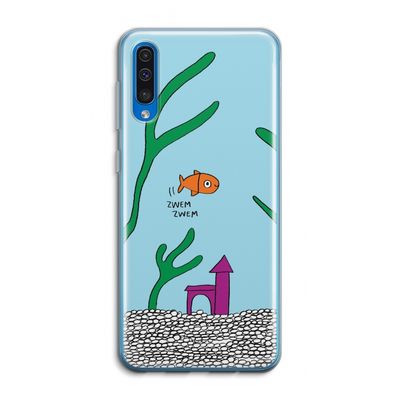 Aquarium: Samsung Galaxy A50 Transparant Hoesje