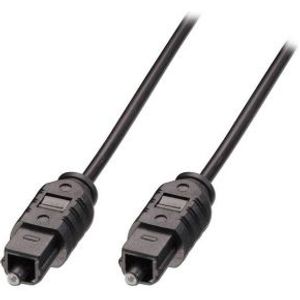 Lindy TosLink Cable (optical SPDIF), 2m audio kabel Zwart