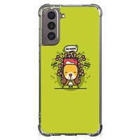 Samsung Galaxy S21 Stevig Bumper Hoesje Doggy Biscuit