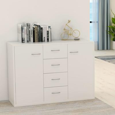 Dressoir 88x30x65 cm bewerkt hout wit