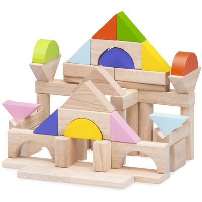 gekleurde blokken, 50 stuks