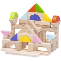 gekleurde blokken, 50 stuks