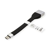 ROLINE Beeldschermadapter USB Type C - DP, M/F, 0,13 m - thumbnail