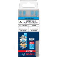 Bosch Professional EXPERT HEX-9 MultiConstruction boorset 4-delig - 2608902369