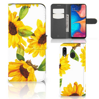 Hoesje voor Samsung Galaxy A30 Zonnebloemen - thumbnail