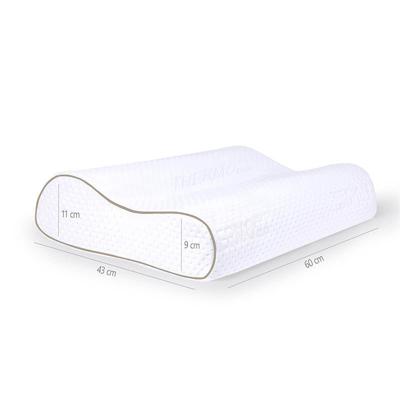 Hoofdkussen - Neksteun - Voor Rug- En Zijslaper - 100% Visco Elastisch Traagschuim - Dekbed-Discounter.nl