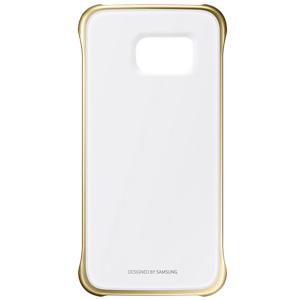 Galaxy S6 Edge Clear Cover goud EF-QG925BFEGWW