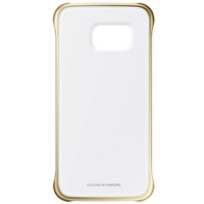 Galaxy S6 Edge Clear Cover goud EF-QG925BFEGWW