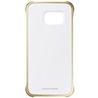 Galaxy S6 Edge Clear Cover goud EF-QG925BFEGWW