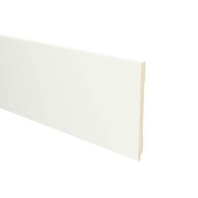 MDF Moderne plint 150x9 voorgelakt RAL9010 - lengte 240cm