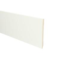 MDF Moderne plint 150x9 voorgelakt RAL9010 - lengte 240cm