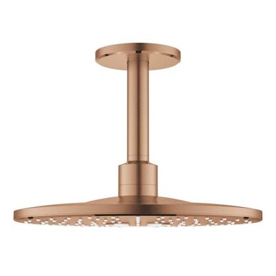 GROHE Rainshower SmartActive 310 Hoofddouche - 31cm - 2 straalsoorten - plafondarm 14.2cm - geborsteld warm sunset 26477dl0