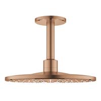 GROHE Rainshower SmartActive 310 Hoofddouche - 31cm - 2 straalsoorten - plafondarm 14.2cm - geborsteld warm sunset 26477dl0