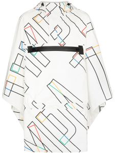 Templa x Olympics poncho à logo imprimé - Blanc