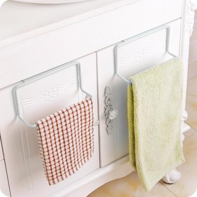 5 STÜCK keuken handdoekrek houder kast kastdeur terug Hanger spons houder opslag handdoekrek opknoping voor Bathroom(White)