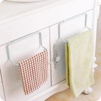 5 STÜCK keuken handdoekrek houder kast kastdeur terug Hanger spons houder opslag handdoekrek opknoping voor Bathroom(White)