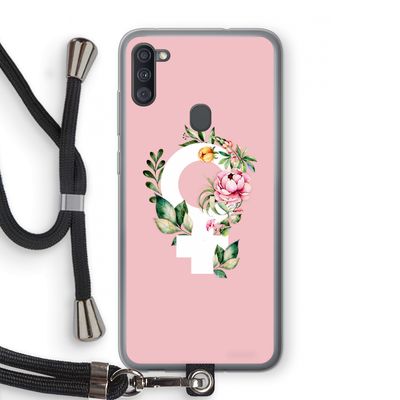 Venus: Samsung Galaxy A11 Transparant Hoesje met koord
