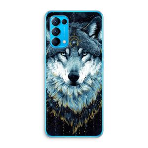 Darkness Wolf: Oppo Find X3 Lite Transparant Hoesje
