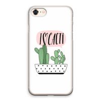 I love cacti: iPhone 8 Transparant Hoesje