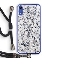 Gespikkelde marmer: Honor Play 8A Transparant Hoesje met koord