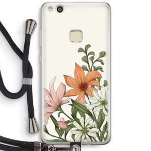 Floral bouquet: Huawei Ascend P10 Lite Transparant Hoesje met koord