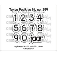 Crealies • texto positivo snijmallen 1,2,3 jaar