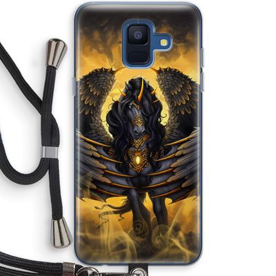 Pegasus: Samsung Galaxy A6 (2018) Transparant Hoesje met koord