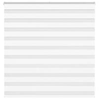 VidaXL Zebra blind 145x100 cm stofbreedte 140,9 cm polyester wit