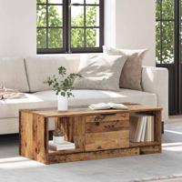 Salontafel Oud hout 100 x 50 x 36 cm Bewerkt hout