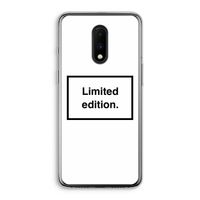 Limited edition: OnePlus 7 Transparant Hoesje Limited edition: OnePlus 7 Transparant Hoesje