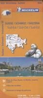 Michelin Wegenkaart 553 Zwitserland Zuidoost (Paperback)